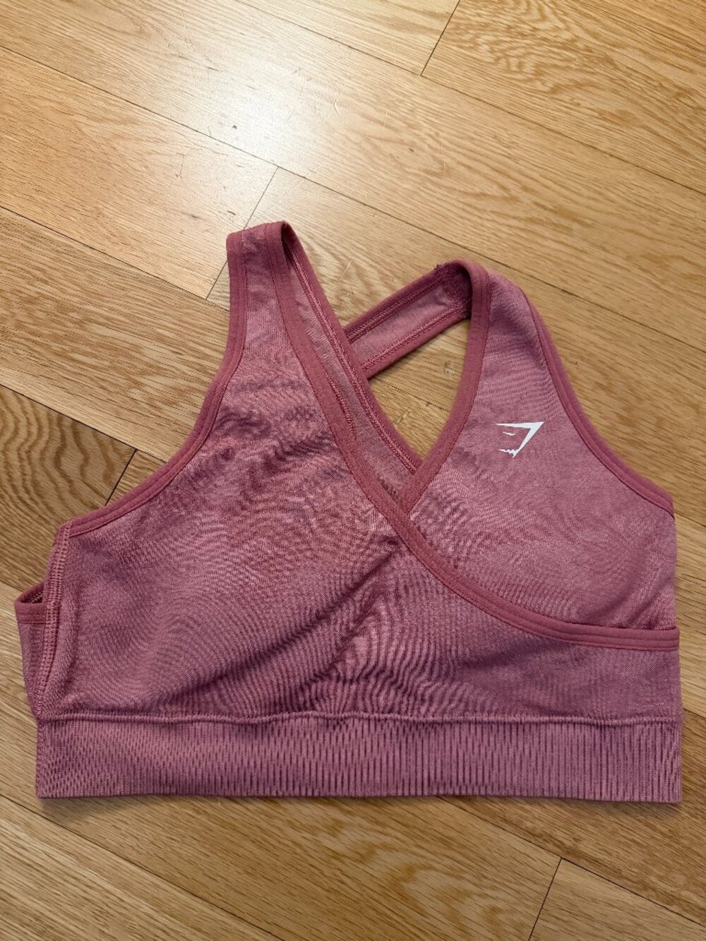 Gymshark Adapt Camo Sports Bra | Pink | Size S